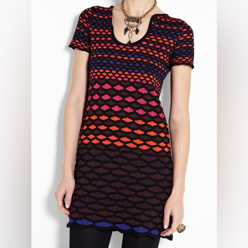 MISSONI Multicolor Geometric Knit Dress FREE SHIPPING! 🎀